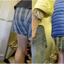Man pulls pants on Air France flight