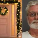 Poodle naked man destroys Christmas decorations neighbors