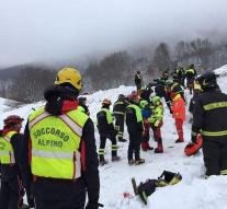 23 missing after avalanche Italy