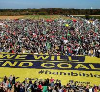 '50,000 demonstrators at Hambach forest '