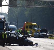 A20 near Rotterdam close to heavy accident