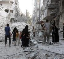 Again air raids on Aleppo