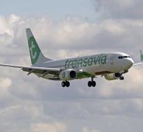 'Aggressive passenger Transavia tries to get in cockpit'