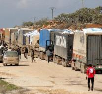 Aid Convoys back to Syria after four months