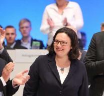 Andrea Nahles new chairman German SPD