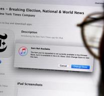 Apple removes New York Times app in China