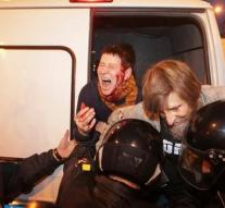 Arrests in protest St. Petersburg