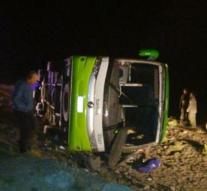 At least 19 killed in bus crash