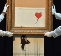 Banksy completely shred artwork