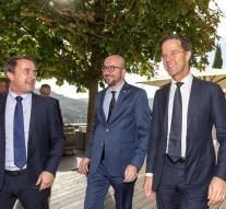 Benelux prime ministers together to Tunisia
