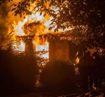 Big fire destroys two homes Naarden