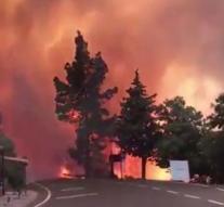 Big fire on holiday island of Gran Canaria