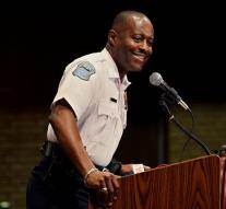 Black police chief leads in Ferguson