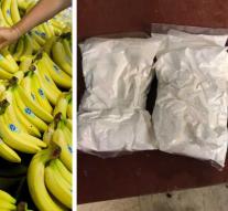 Box filler finds coke between bananas