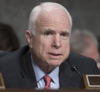 Brain tumor determined by senator McCain