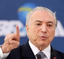 Brazil president named in scandal