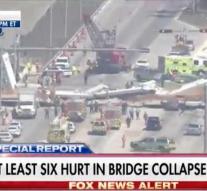 Bridge collapses and lands on cars in Miami: several deaths