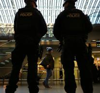 British police do 'Train Service Search '