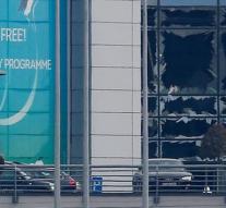 Brussels airport also closed Wednesday