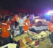 Bus accident Thailand demands eighteen lives