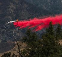 California wildfire further reduced