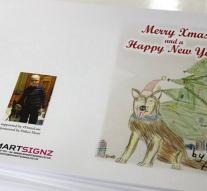 Christmas Card young cancer patient shows hit