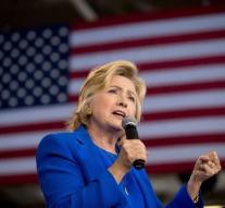 'Clinton on Thursday again verkiezingspad'