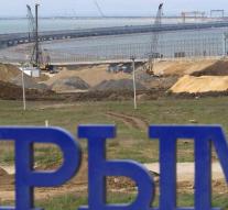 Controversial bridge between Russia and Crimea almost finished