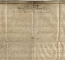 Copy Declaration of Independence US Dives