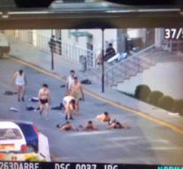 Coup Perpetrators naked on street