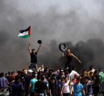 Dead and wounded in protests Gaza
