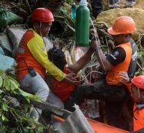 Dead by landslide Philippines
