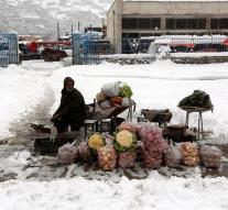 Dead by winter weather Pakistan and Afghanistan