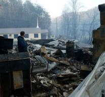 Dead in wildfire Tennessee