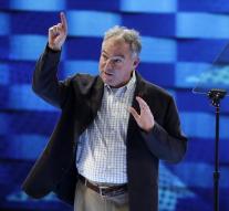Democrats agree with running mate Kaine