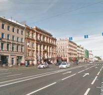 Drunken Russian drives people on sidewalk dead