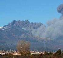 Earthquake at volcano Etna