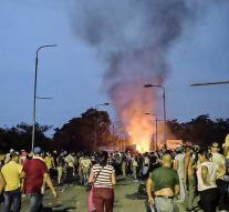 Emergency aid Venezuela goes up in flames