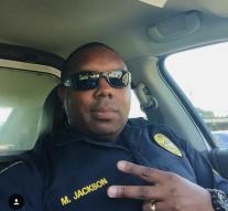 Emotional message shot cop goes viral