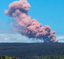 Evacuation after volcano eruption Hawaii
