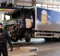 'Explosives truck in Stockholm'