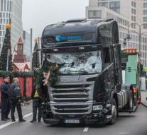 Farewell truck driver stop Berlin