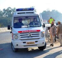 Fear of many deaths after bus crashes India
