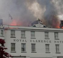 Fire destroyed England's oldest hotel