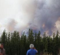 Fire is advancing to Saskatchewan