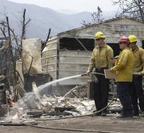 Fires California largely under control
