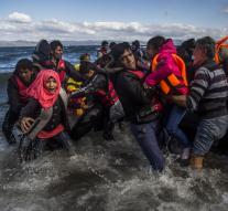 Fishermen and coastguard rescue refugees