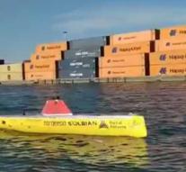 Flanders sends 'first unmanned boat' ocean