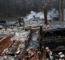 Forest fire death toll rises Tennessee