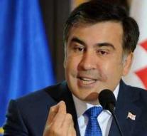 Former President Georgia Saakashvili in the Netherlands after expulsion from Ukraine